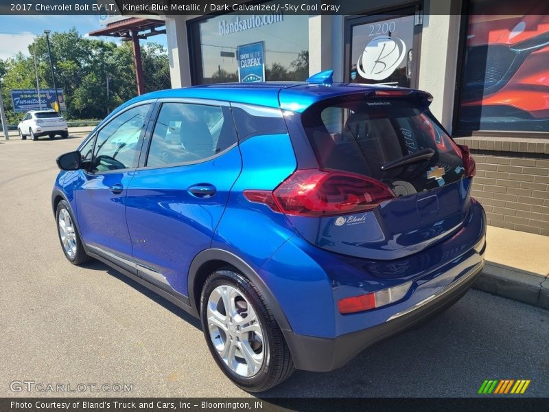 Kinetic Blue Metallic / Dark Galvanized/­Sky Cool Gray 2017 Chevrolet Bolt EV LT