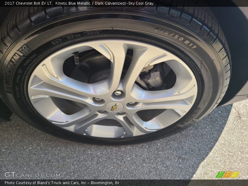 Kinetic Blue Metallic / Dark Galvanized/­Sky Cool Gray 2017 Chevrolet Bolt EV LT