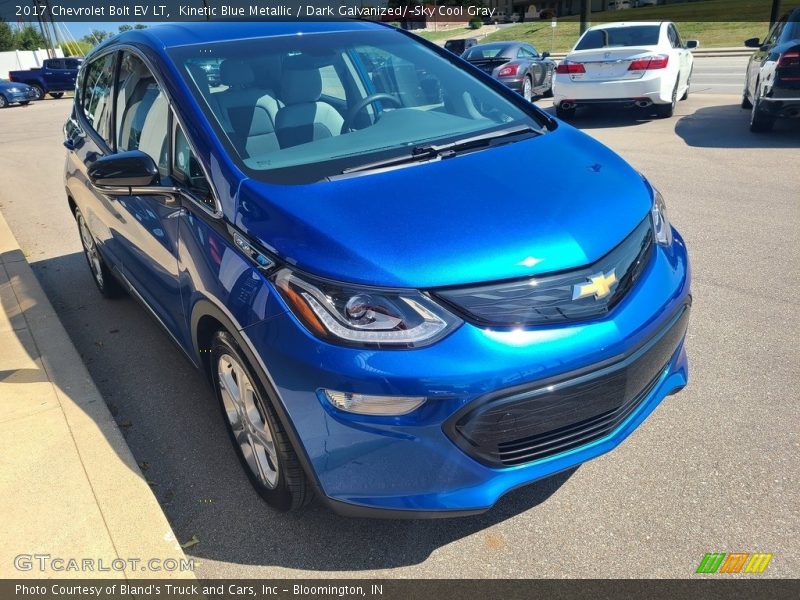 Kinetic Blue Metallic / Dark Galvanized/­Sky Cool Gray 2017 Chevrolet Bolt EV LT