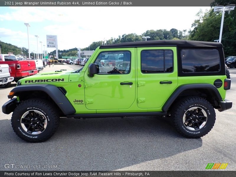  2021 Wrangler Unlimited Rubicon 4x4 Limited Edition Gecko