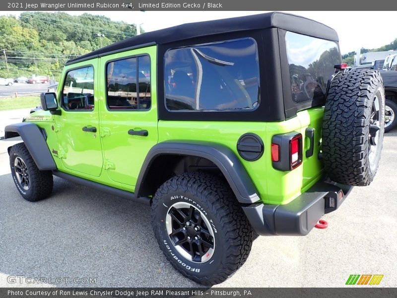 Limited Edition Gecko / Black 2021 Jeep Wrangler Unlimited Rubicon 4x4