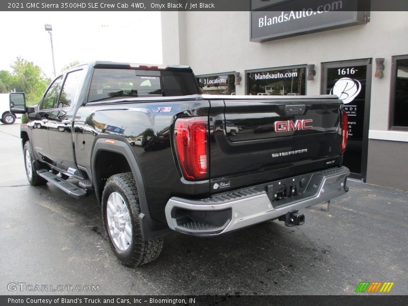 Onyx Black / Jet Black 2021 GMC Sierra 3500HD SLE Crew Cab 4WD