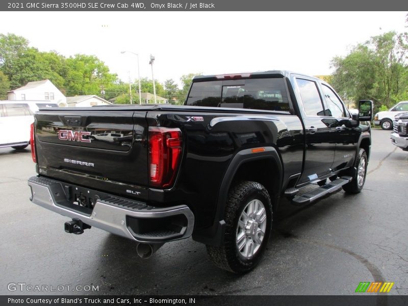 Onyx Black / Jet Black 2021 GMC Sierra 3500HD SLE Crew Cab 4WD