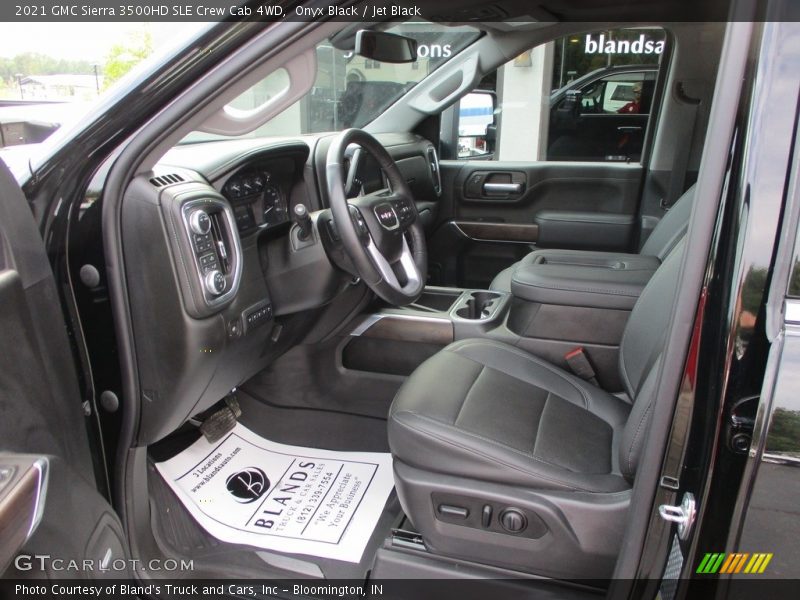 Onyx Black / Jet Black 2021 GMC Sierra 3500HD SLE Crew Cab 4WD