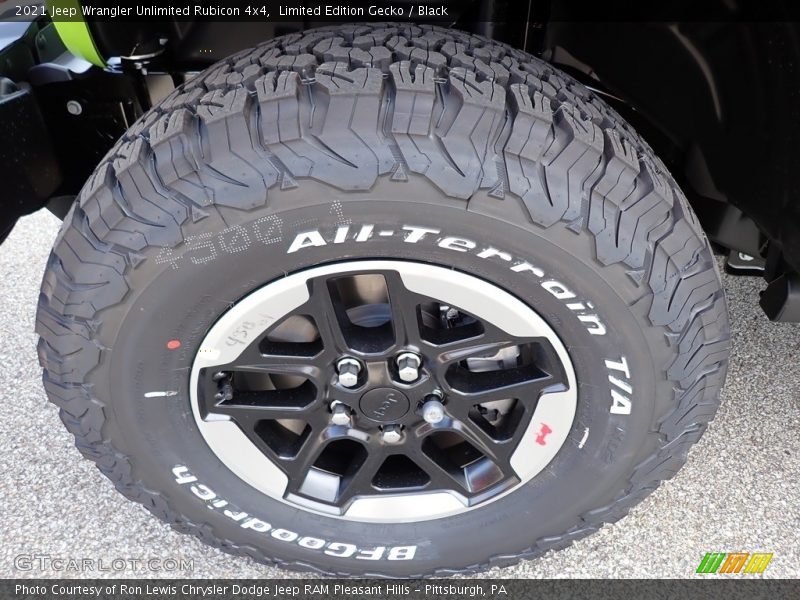  2021 Wrangler Unlimited Rubicon 4x4 Wheel