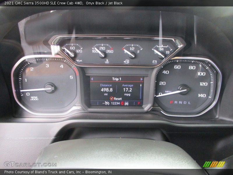 Onyx Black / Jet Black 2021 GMC Sierra 3500HD SLE Crew Cab 4WD