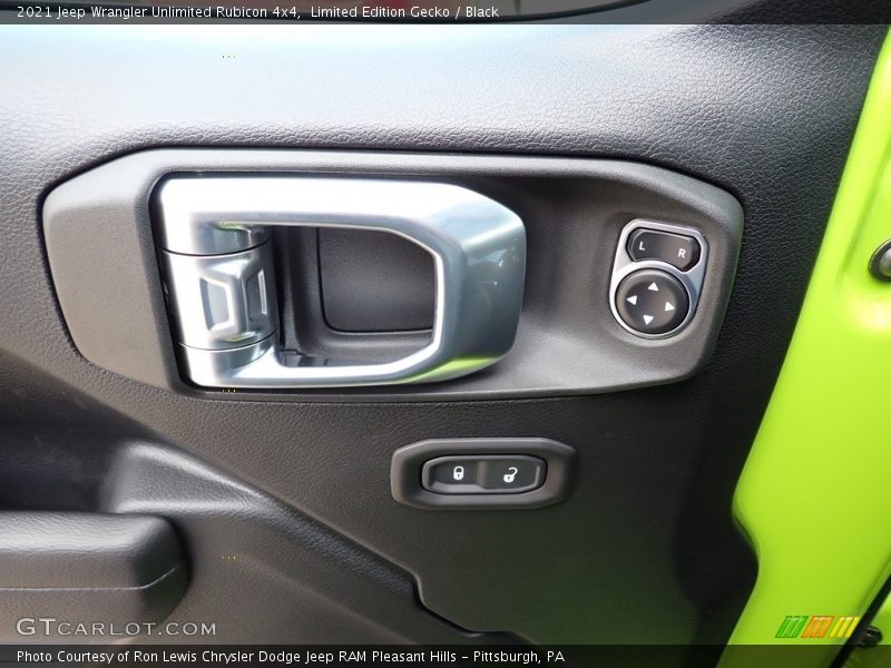 Door Panel of 2021 Wrangler Unlimited Rubicon 4x4