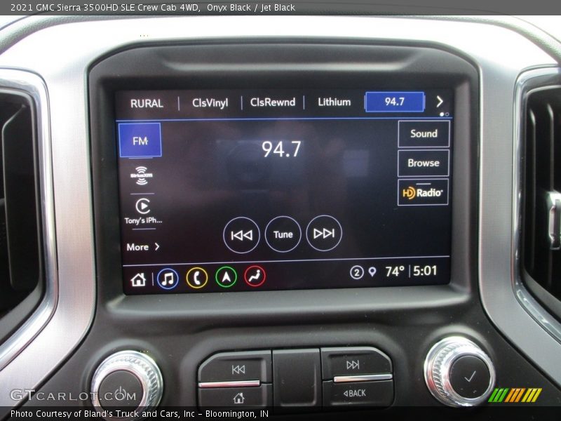 Onyx Black / Jet Black 2021 GMC Sierra 3500HD SLE Crew Cab 4WD