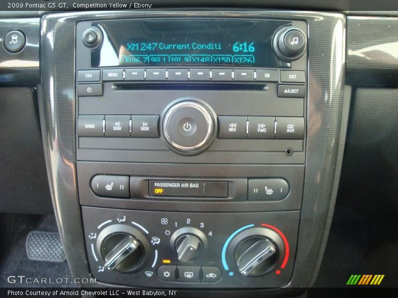 Competition Yellow / Ebony 2009 Pontiac G5 GT