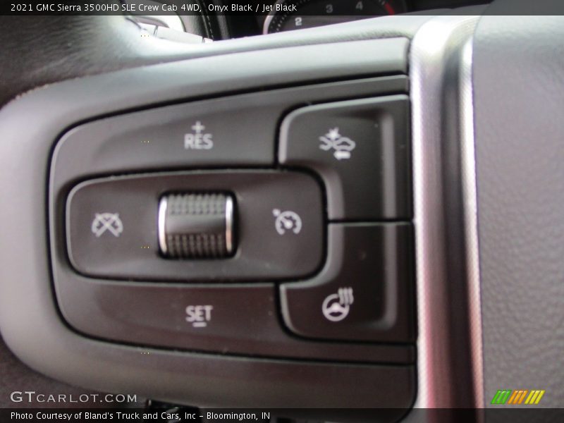 Onyx Black / Jet Black 2021 GMC Sierra 3500HD SLE Crew Cab 4WD