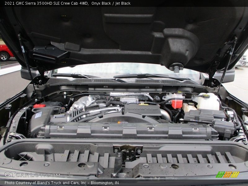 Onyx Black / Jet Black 2021 GMC Sierra 3500HD SLE Crew Cab 4WD