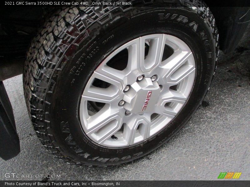 Onyx Black / Jet Black 2021 GMC Sierra 3500HD SLE Crew Cab 4WD