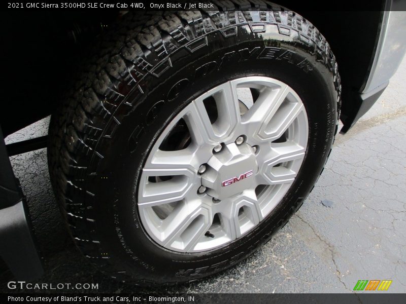 Onyx Black / Jet Black 2021 GMC Sierra 3500HD SLE Crew Cab 4WD