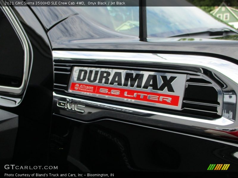 Onyx Black / Jet Black 2021 GMC Sierra 3500HD SLE Crew Cab 4WD