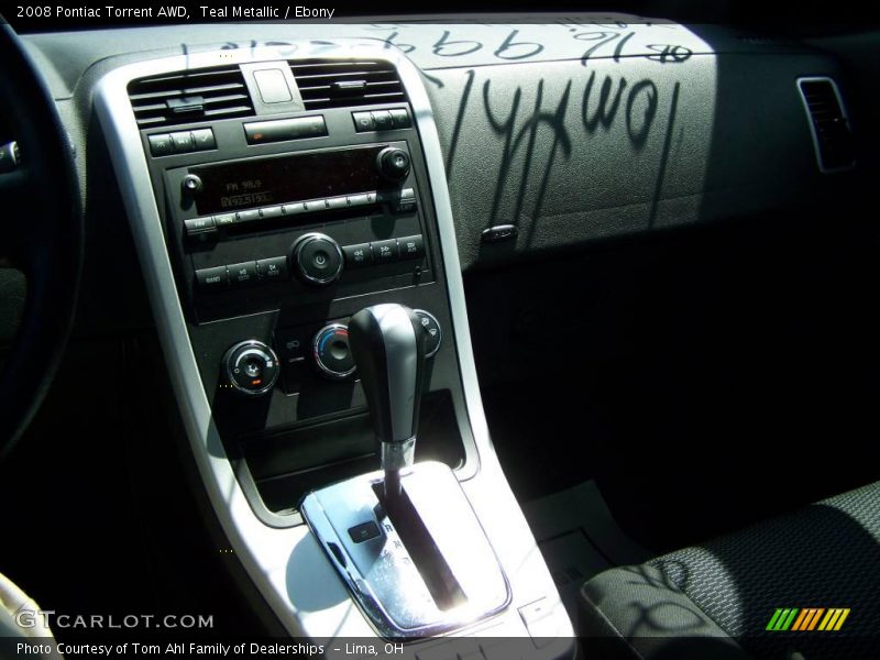 Teal Metallic / Ebony 2008 Pontiac Torrent AWD