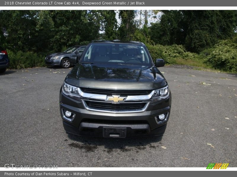 Deepwood Green Metallic / Jet Black 2018 Chevrolet Colorado LT Crew Cab 4x4