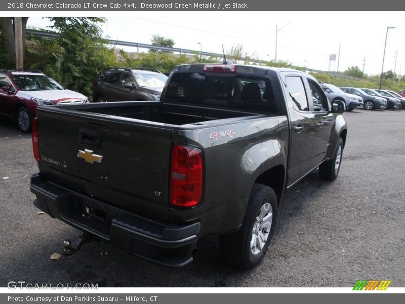 Deepwood Green Metallic / Jet Black 2018 Chevrolet Colorado LT Crew Cab 4x4