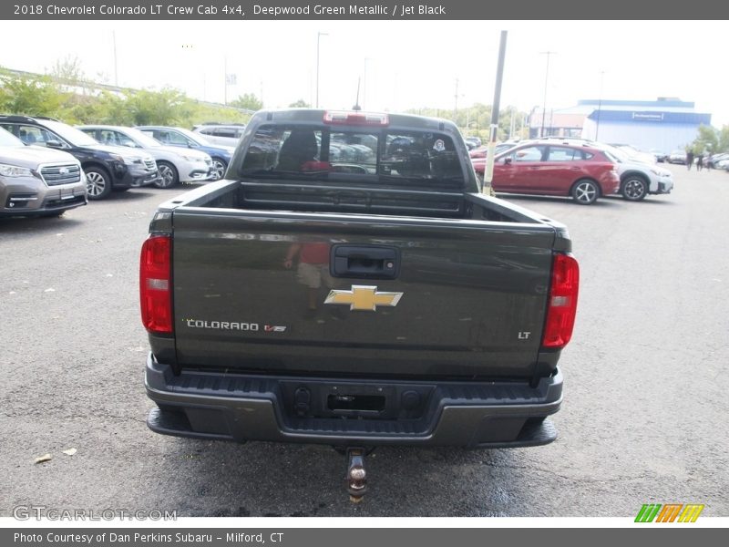 Deepwood Green Metallic / Jet Black 2018 Chevrolet Colorado LT Crew Cab 4x4