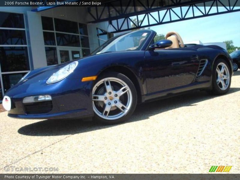 Lapis Blue Metallic / Sand Beige 2006 Porsche Boxster
