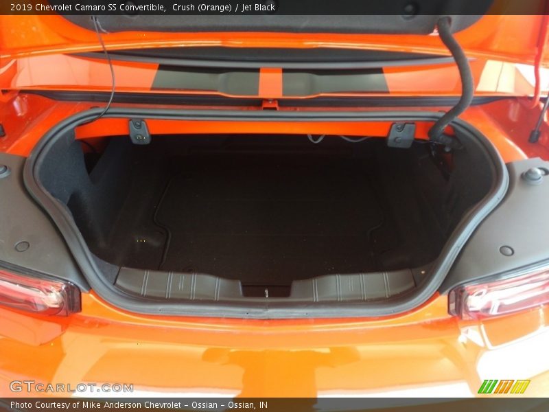 Crush (Orange) / Jet Black 2019 Chevrolet Camaro SS Convertible