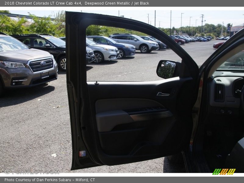 Deepwood Green Metallic / Jet Black 2018 Chevrolet Colorado LT Crew Cab 4x4