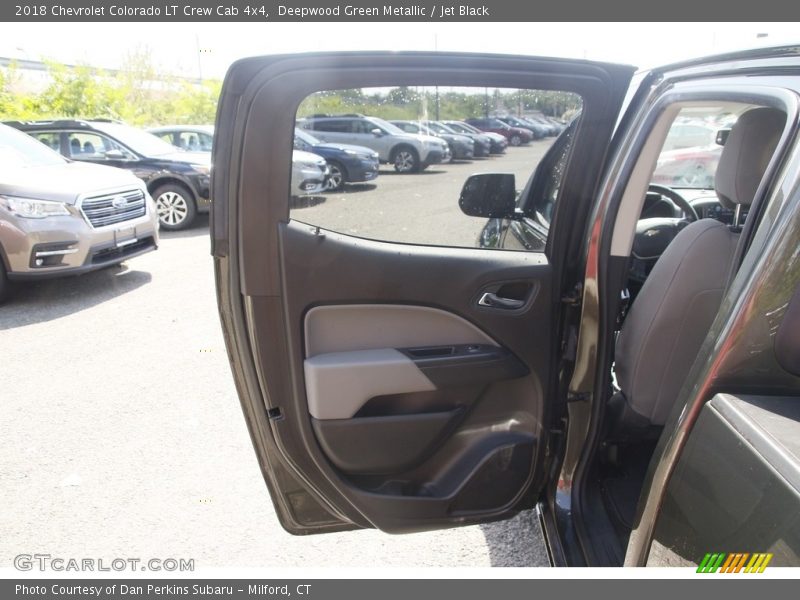 Deepwood Green Metallic / Jet Black 2018 Chevrolet Colorado LT Crew Cab 4x4