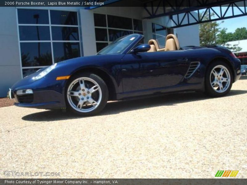 Lapis Blue Metallic / Sand Beige 2006 Porsche Boxster
