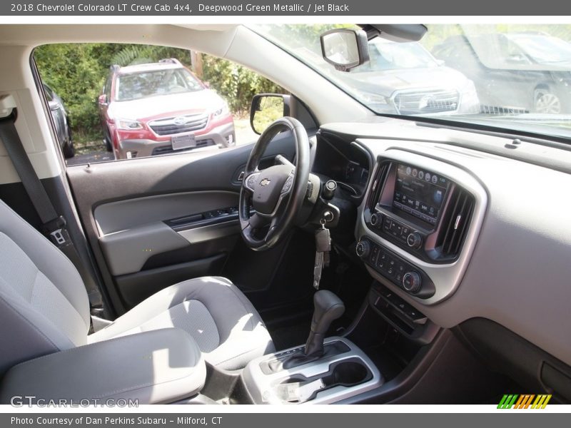 Deepwood Green Metallic / Jet Black 2018 Chevrolet Colorado LT Crew Cab 4x4