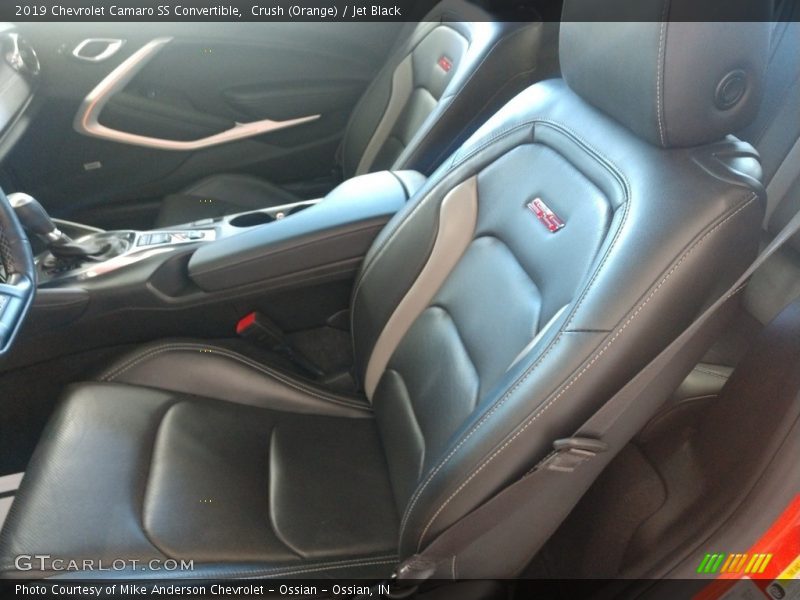 Crush (Orange) / Jet Black 2019 Chevrolet Camaro SS Convertible