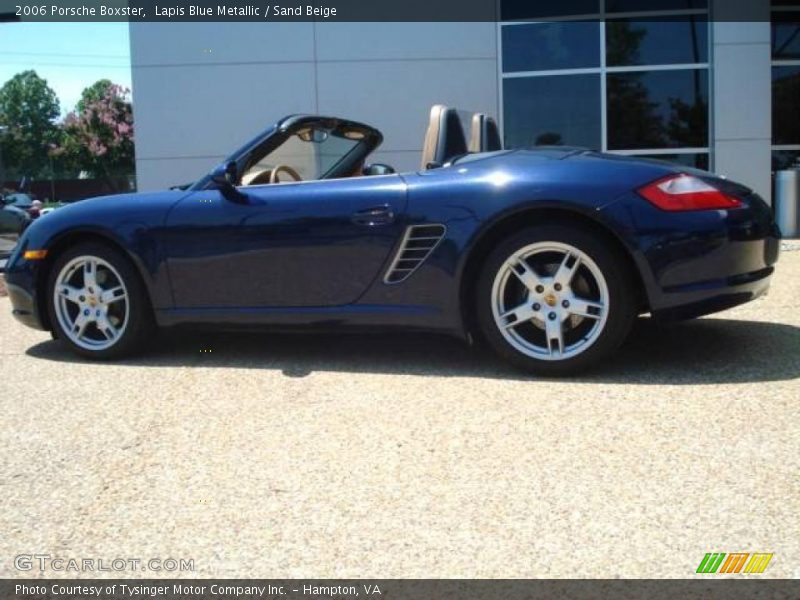 Lapis Blue Metallic / Sand Beige 2006 Porsche Boxster