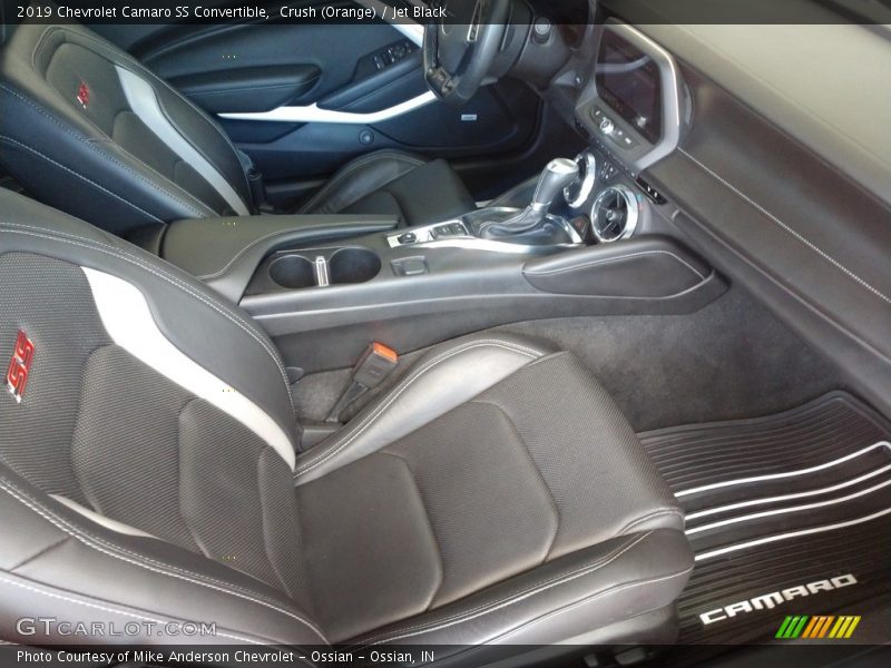 Crush (Orange) / Jet Black 2019 Chevrolet Camaro SS Convertible