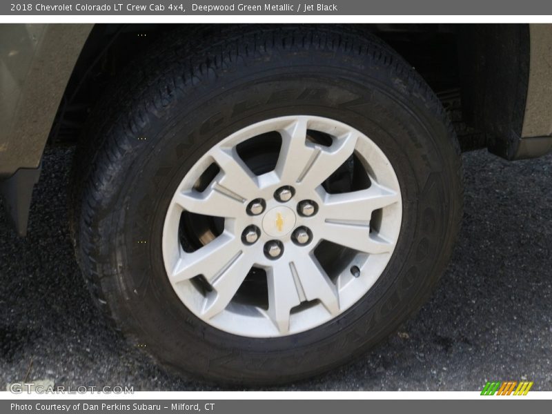 Deepwood Green Metallic / Jet Black 2018 Chevrolet Colorado LT Crew Cab 4x4