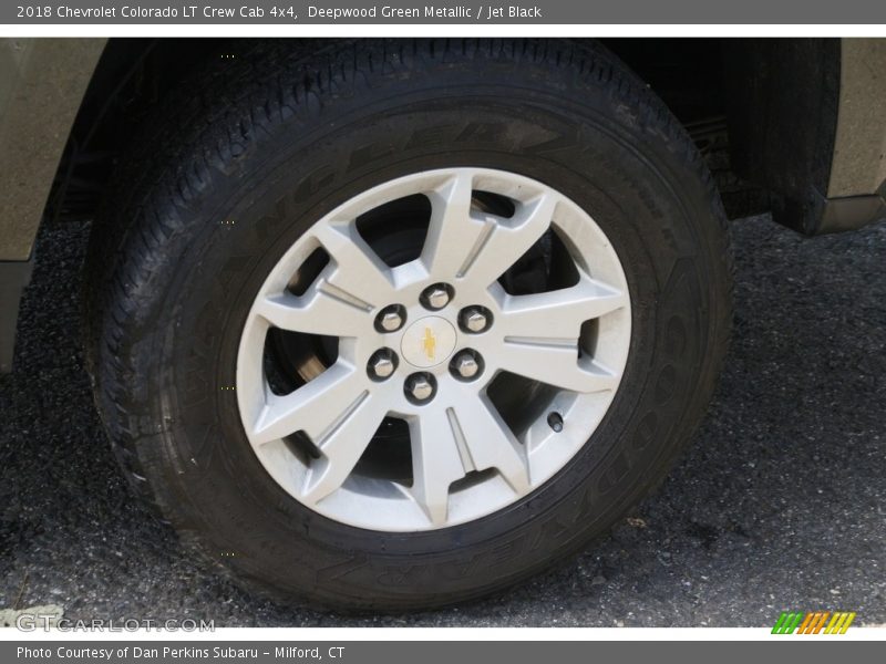 Deepwood Green Metallic / Jet Black 2018 Chevrolet Colorado LT Crew Cab 4x4