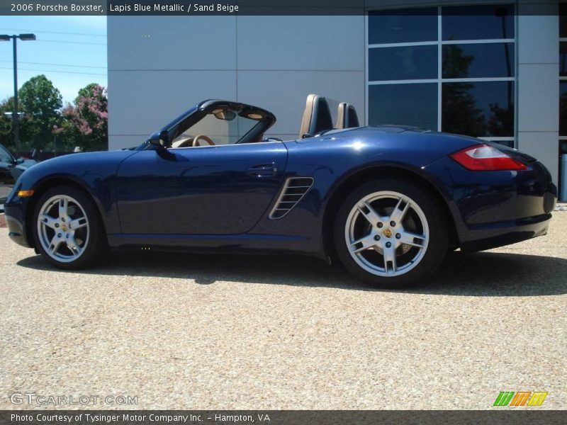 Lapis Blue Metallic / Sand Beige 2006 Porsche Boxster