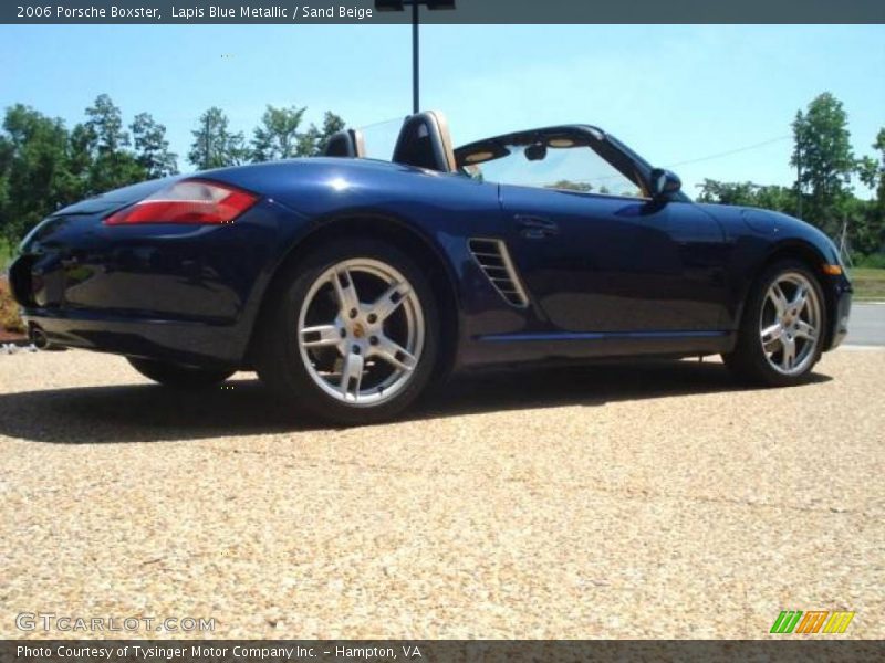 Lapis Blue Metallic / Sand Beige 2006 Porsche Boxster