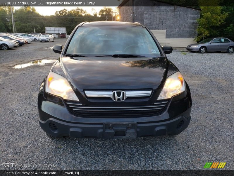 Nighthawk Black Pearl / Gray 2008 Honda CR-V EX