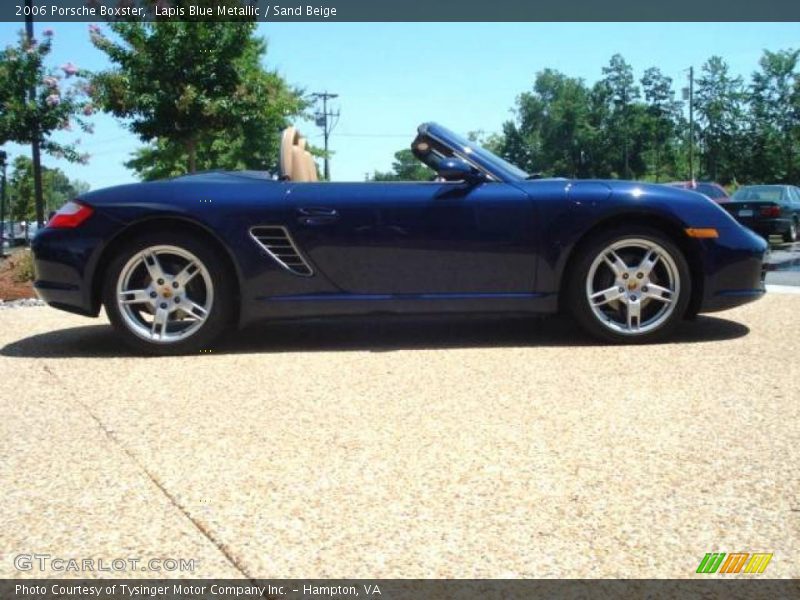 Lapis Blue Metallic / Sand Beige 2006 Porsche Boxster