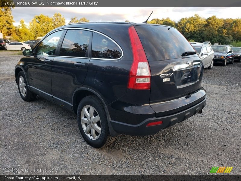 Nighthawk Black Pearl / Gray 2008 Honda CR-V EX