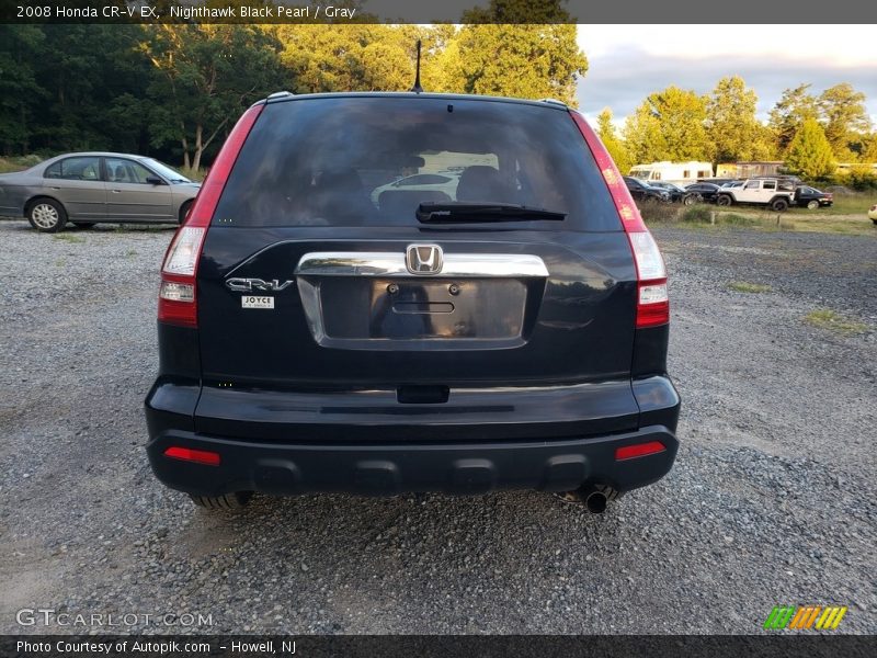 Nighthawk Black Pearl / Gray 2008 Honda CR-V EX