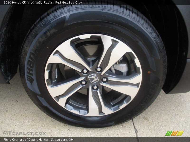 Radiant Red Metallic / Gray 2020 Honda CR-V LX AWD
