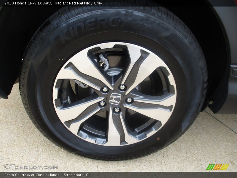 Radiant Red Metallic / Gray 2020 Honda CR-V LX AWD