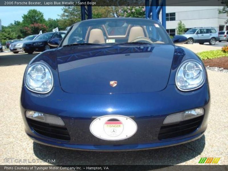 Lapis Blue Metallic / Sand Beige 2006 Porsche Boxster