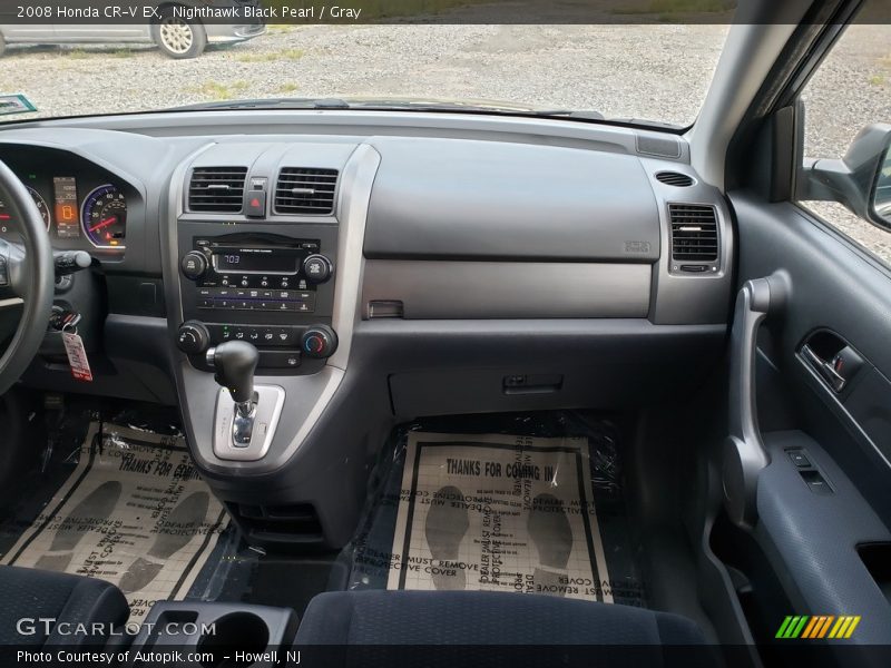 Nighthawk Black Pearl / Gray 2008 Honda CR-V EX