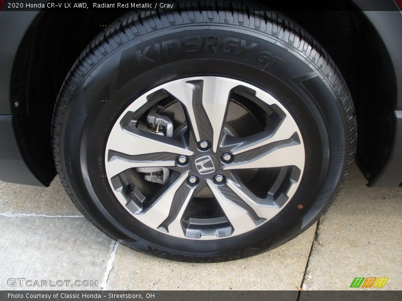 Radiant Red Metallic / Gray 2020 Honda CR-V LX AWD