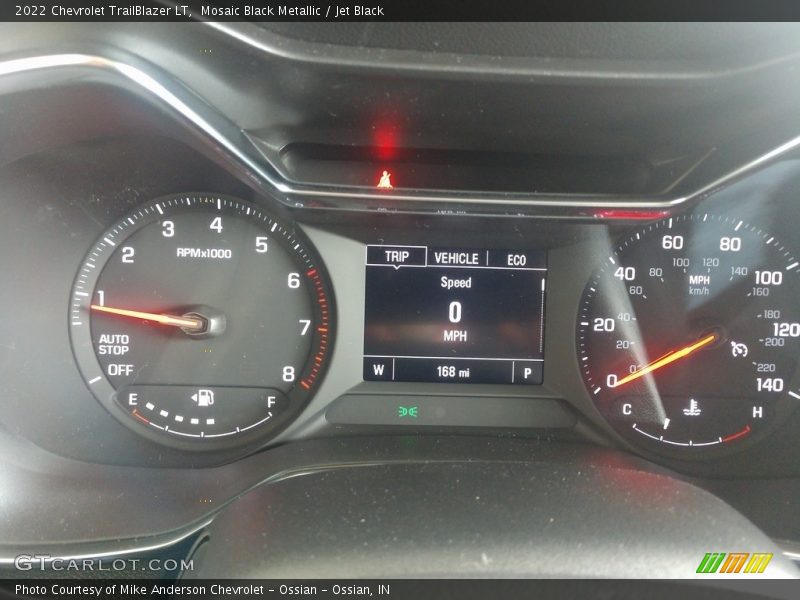 Mosaic Black Metallic / Jet Black 2022 Chevrolet TrailBlazer LT