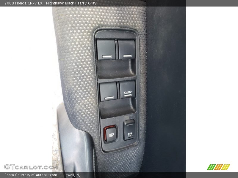 Nighthawk Black Pearl / Gray 2008 Honda CR-V EX