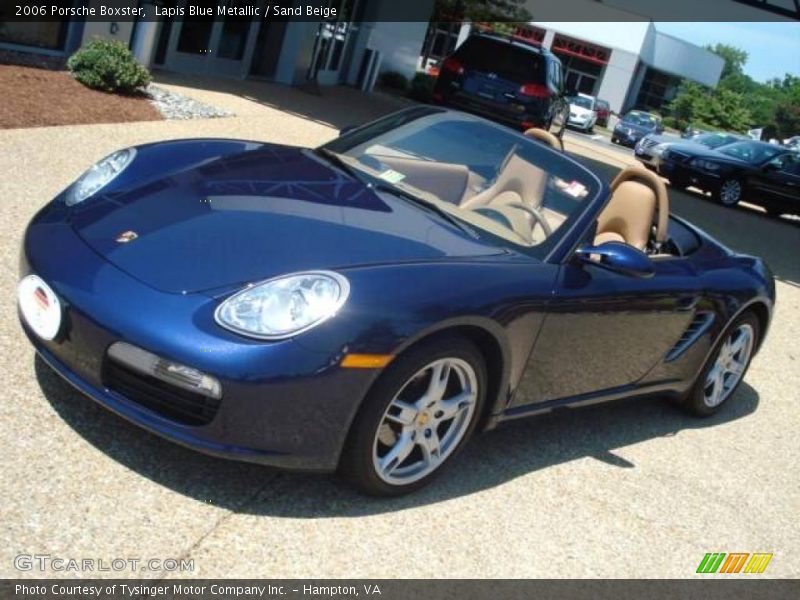 Lapis Blue Metallic / Sand Beige 2006 Porsche Boxster