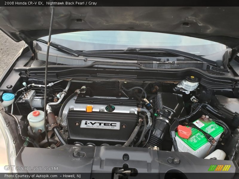 Nighthawk Black Pearl / Gray 2008 Honda CR-V EX