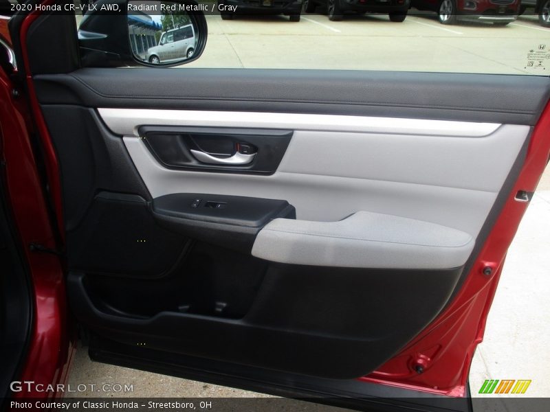 Radiant Red Metallic / Gray 2020 Honda CR-V LX AWD