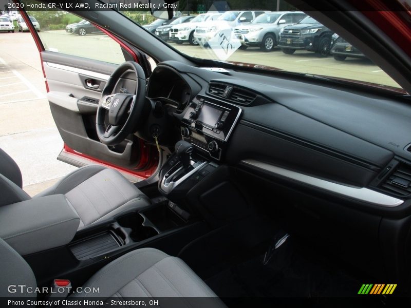 Radiant Red Metallic / Gray 2020 Honda CR-V LX AWD